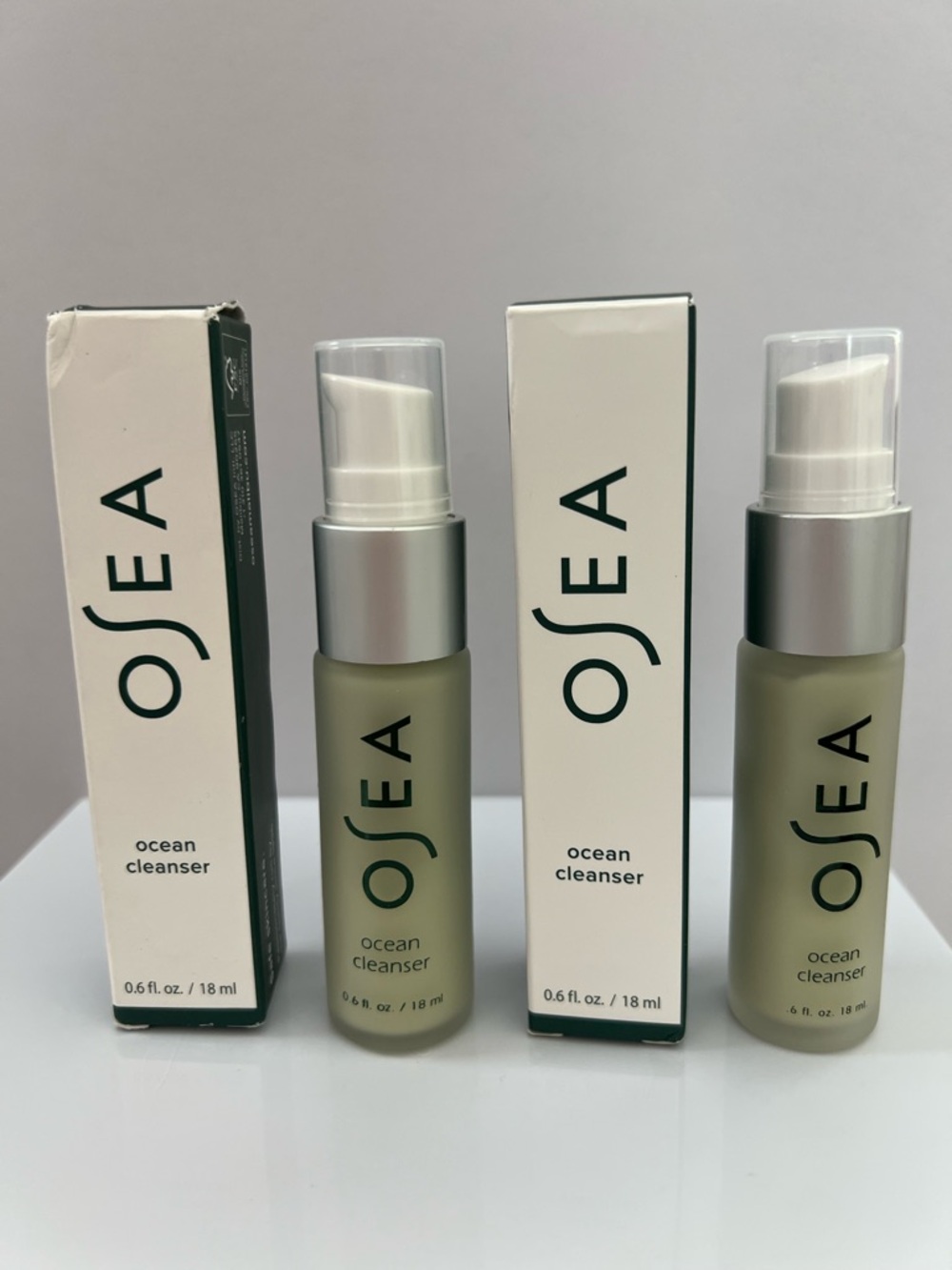 2 x Osea Ocean Cleanser 18ml/0.6 fl oz each, New in Box